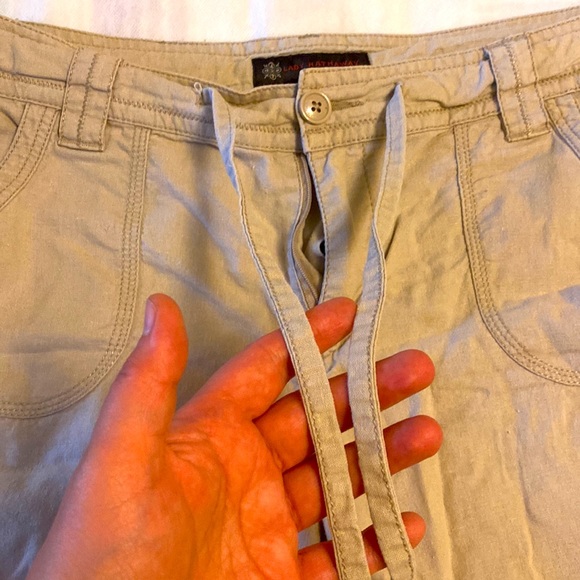 Cargo shorts 🩳 Linen & viscose fabric - Picture 2 of 11